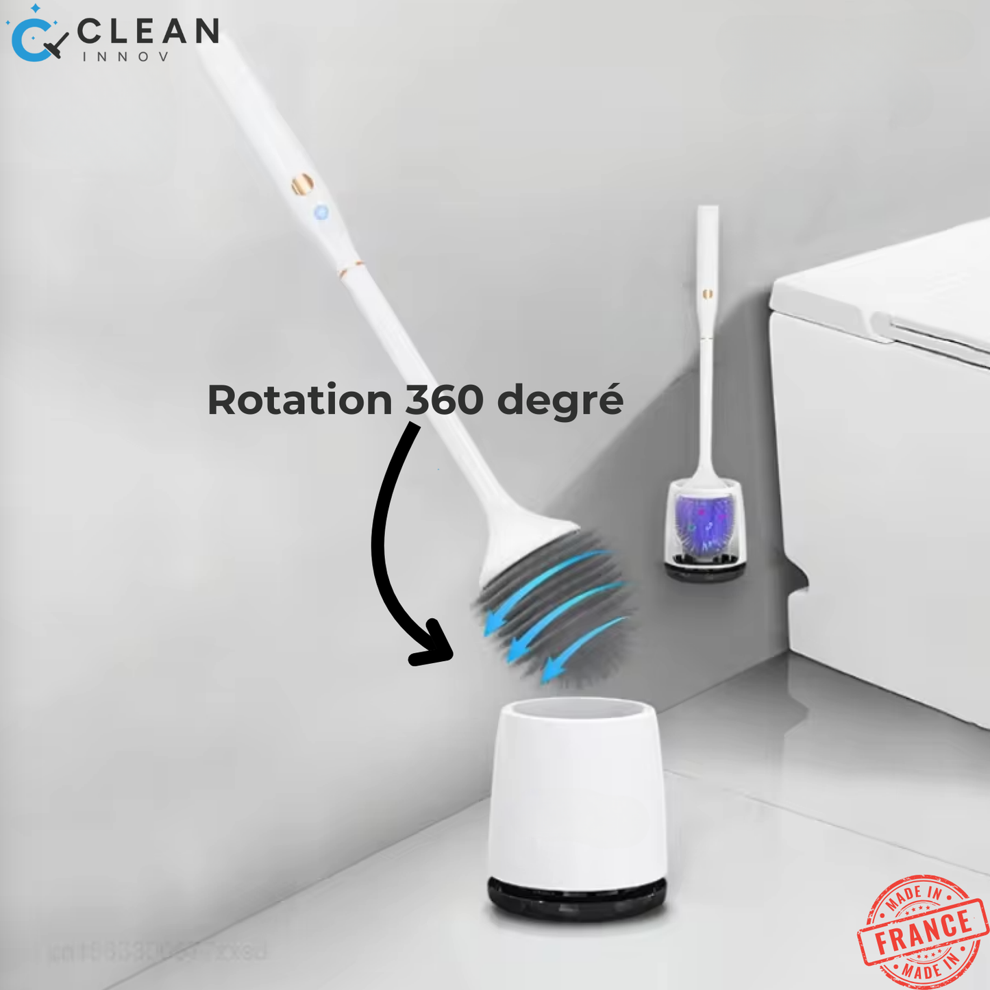 Intelligente UV-Elektrobürste für kontaktlose Toiletten