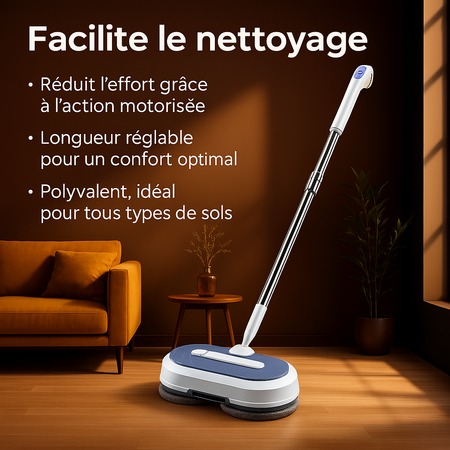 VaptoClean™ – Balai Électrique Sans Fil Haute Performance